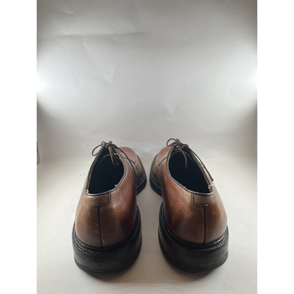 Allen Edmonds Men’s Brown Leeds Oxford Cap Toe Leather Pebble Grain Size 10 C - Picture 4 of 8